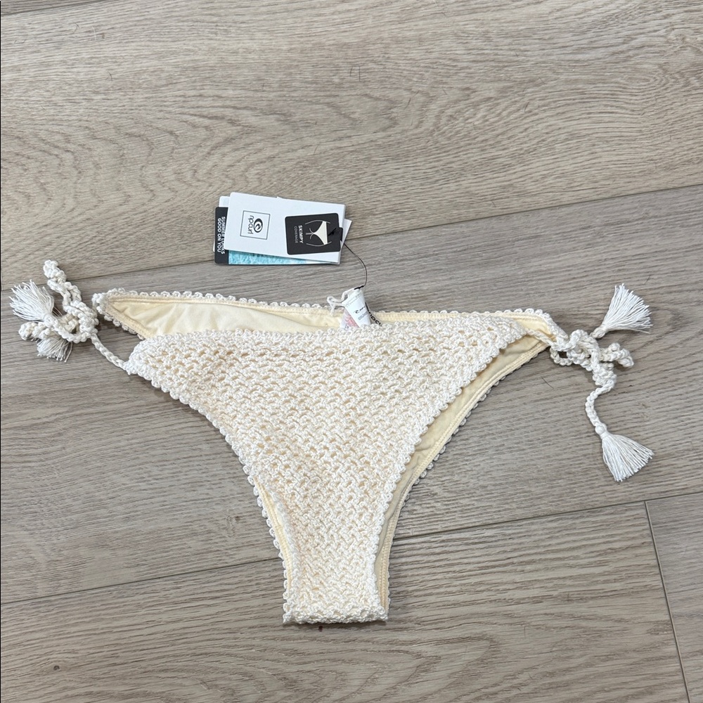 Ripcurl Crochet Cream Bikini Bottom